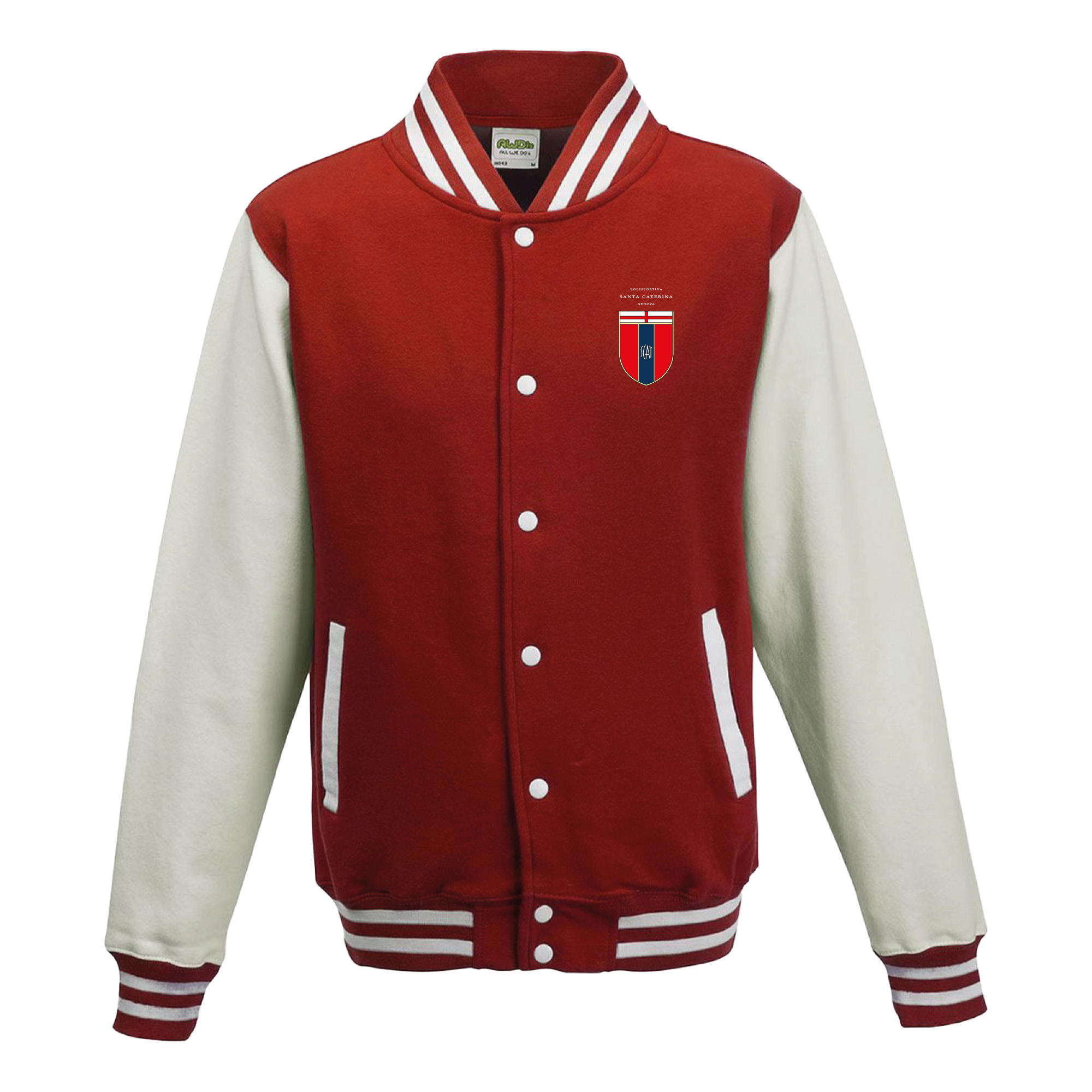 VARSITY JACKET IN COTONE E POLIESTERE